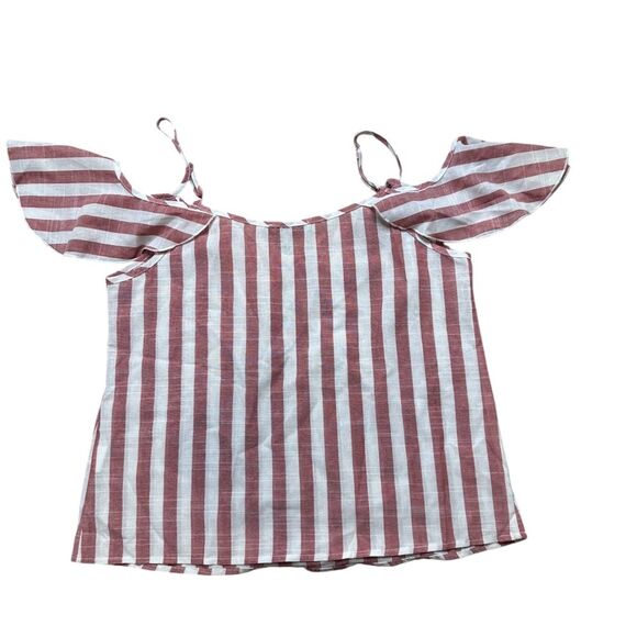 SHEIN Red and White Striped Top - Picture 3 of 3